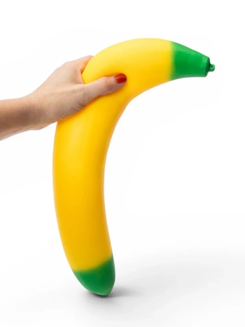 Plush Yellow & Green Banana Stuffed Toy for Kids